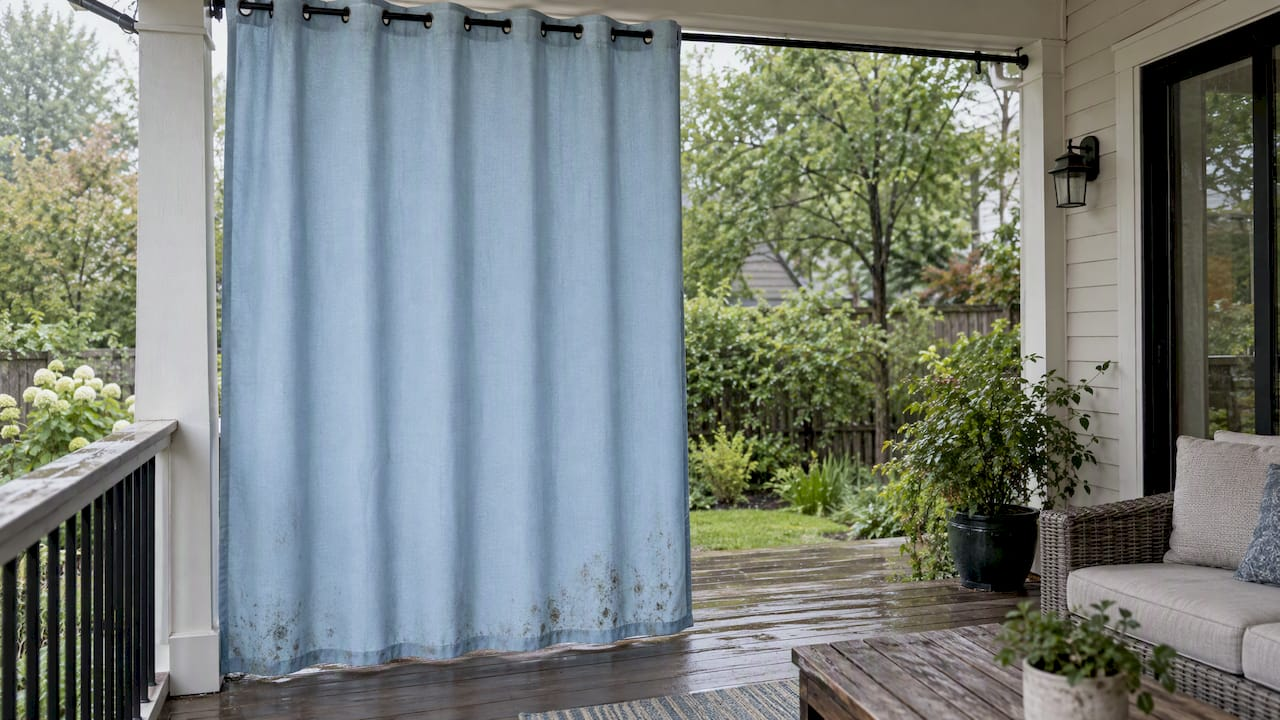 Homeowners: Stop Mildew on Outdoor Curtains in 48 Hours
